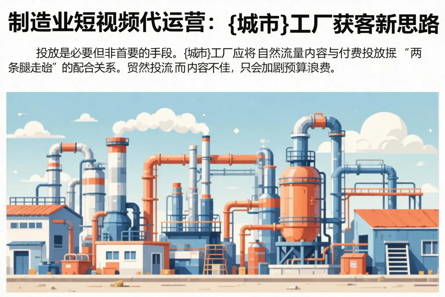 制造业短视频代运营：巴楚工厂获客新思路